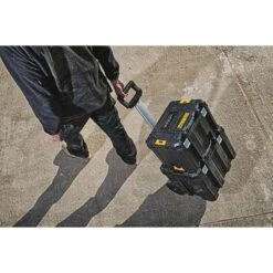DeWalt TSTAK 20 In. Wheeled Storage Organizer Black/Yellow -Stanleys Shop 017b3e81 3c11 410e a6cd 9bb6e6a05d4e
