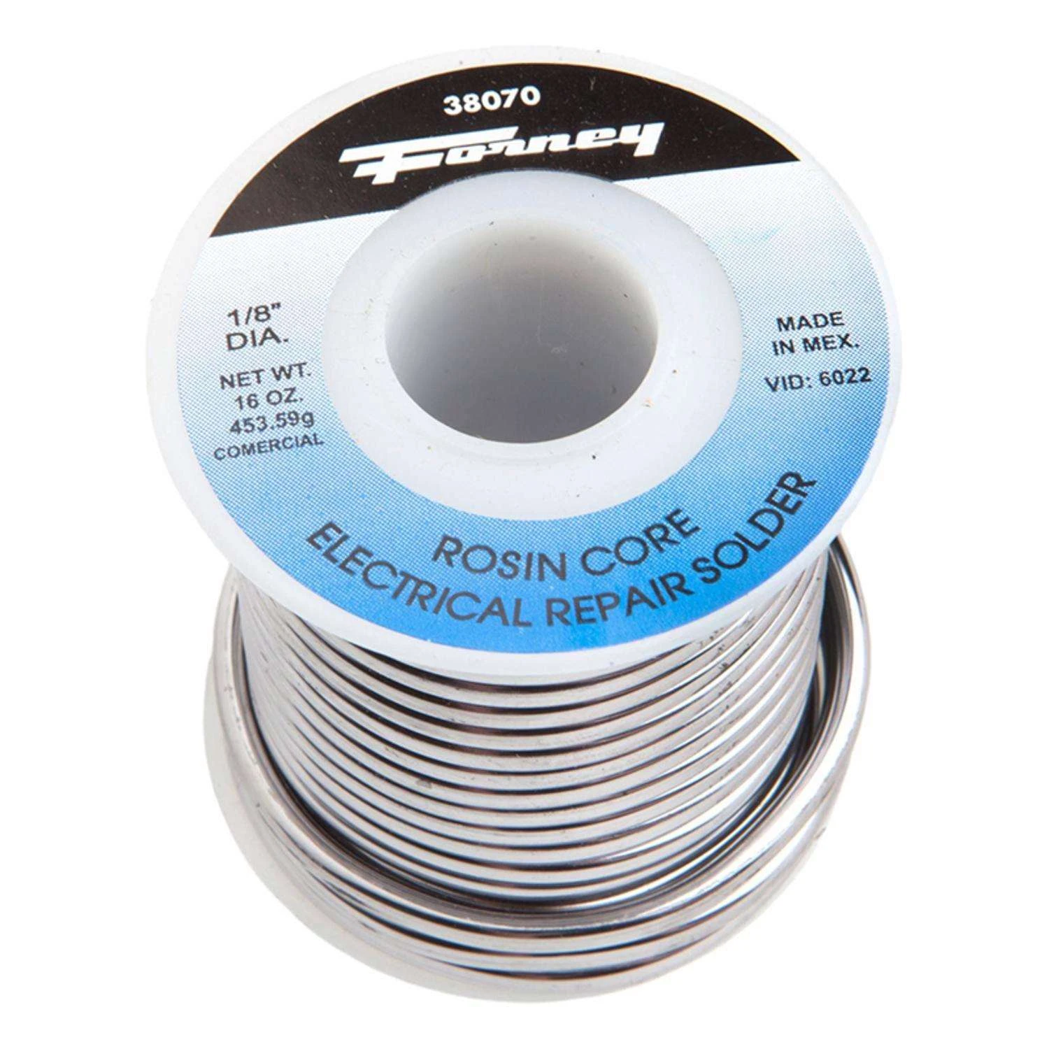 Forney 16 Oz Rosin Core Solder Wire 1/8 In. D Lead/Tin/Antimony 1 Pc 3 Forney 16 Oz Rosin Core Solder Wire 1/8 In. D Lead/Tin/Antimony 1 Pc