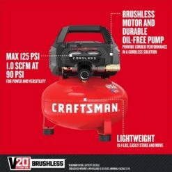 Craftsman 2.5 Gal Pancake Portable Air Compressor 125 Psi -Stanleys Shop 0462e955 28f2 4623 a909 bc136862a965