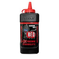 CE Tools 10 Oz Permanent Extreme Visibility Marking Chalk Baboon Butt Red 1 Pk