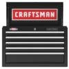 Craftsman S1000 26 In. 5 Drawer Steel Tool Chest 17.25 In. H X 12 In. D -Stanleys Shop 1294bbb9 ebbb 4f28 881e 1aada8426211