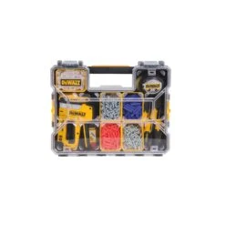 DeWalt Deep Pro 14 In. W X 4.5 In. H Storage Organizer Plastic 10 Compartments Yellow