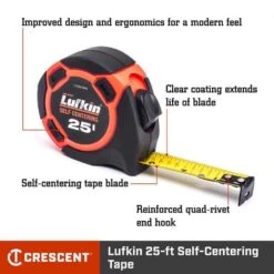 Lufkin 700 Series 25 Ft. L X 1 In. W Self Centering Tape Measure 1 Pk -Stanleys Shop 1943a7f8 304c 4070 a37b c9844b125003