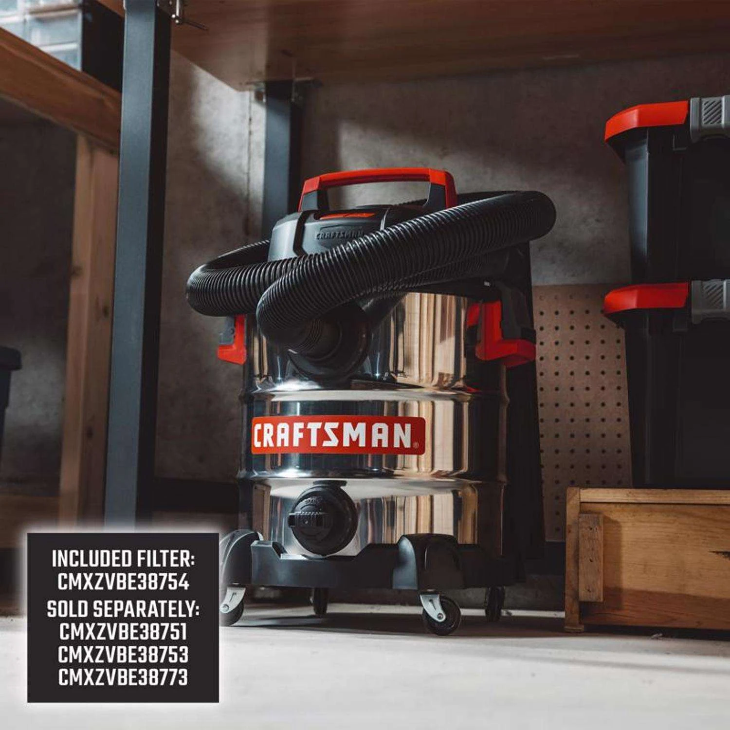 Craftsman 10 Gal Corded Wet/Dry Vacuum 120 V 6 HP 8 Craftsman 10 Gal Corded Wet/Dry Vacuum 120 V 6 HP - Image 6