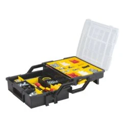 Stanley Sortmaster 15.75 In. Multi Level Organizer With Clear Lid Black/Yellow -Stanleys Shop 219cfdfc 3b00 476f b416 40f64e14b2b0