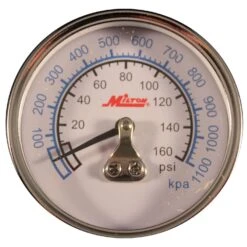 Milton Mini Pressure Gauge 1/4 In. 1 Pc