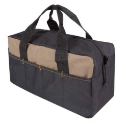 CLC 5.5 In. W X 6 In. H Polyester Tool Tote 8 Pocket Black/Tan 1 Pc -Stanleys Shop 2f425c80 80d3 4e84 8ac6 eff153c98dd4