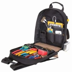 CLC E-Charge 6 In. W X 19.5 In. H Polyester Backpack Tool Bag 23 Pocket Black/Tan 1 Pc -Stanleys Shop 2f998659 f8a9 4edf a3bc ca219ba36d1a