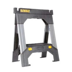 DeWalt 32-11/16 In. H X 27-3/16 In. W Adjustable Folding Sawhorse 2500 Lb 1 Pair