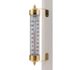 Conant 120 Deg Thermometer 12.25 In. L X 2 In. W Gold