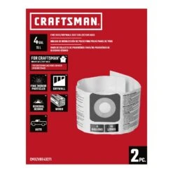 Craftsman Wet/Dry Vac Dust Bag 4 Gal 2 Pc -Stanleys Shop 35e9dcd3 5b17 404f b0ce 0c4ff2eb443f