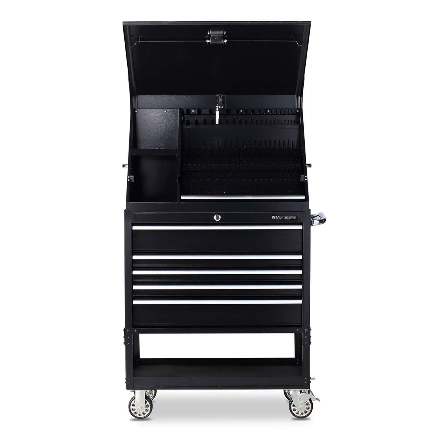 Montezuma 30.87 In. 5 Drawer Steel Utility Rolling Tool Cart 37 In. H X 18.12 In. D 4 Montezuma 30.87 In. 5 Drawer Steel Utility Rolling Tool Cart 37 In. H X 18.12 In. D - Image 2