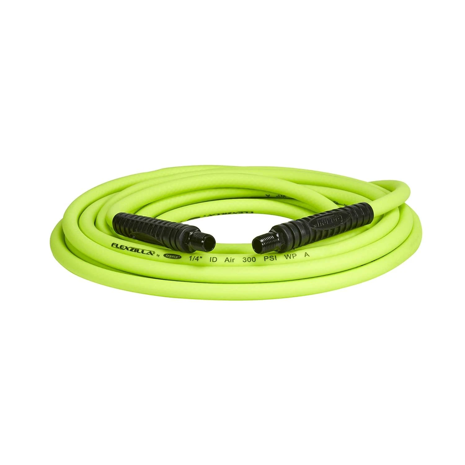 Flexzilla 25 Ft. L X 1/4 In. D Hybrid Polymer Air Hose 300 Psi Zilla Green 4 Flexzilla 25 Ft. L X 1/4 In. D Hybrid Polymer Air Hose 300 Psi Zilla Green - Image 2