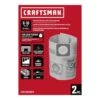 Craftsman 2 In. L X 10 In. W Wet/Dry Vac Filter Bag 2 Pc -Stanleys Shop 37d647a3 a2e8 4f77 9a20 838cfa65d89b