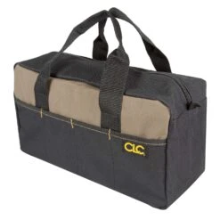 CLC 5.5 In. W X 6 In. H Polyester Tool Tote 8 Pocket Black/Tan 1 Pc -Stanleys Shop 3ccdf263 c038 4b62 97de 9800205a626a