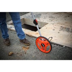 Lufkin 23.6 In. L X 12 In. W Measuring Wheel Orange 1 Pc -Stanleys Shop 3e1c2c43 e2cc 4cc7 82d7 72c7605a3ce8