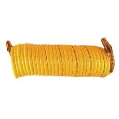 Milton 12 Ft. L X 1/4 In. D Nylon Recoil Air Hose 200 Psi Yellow