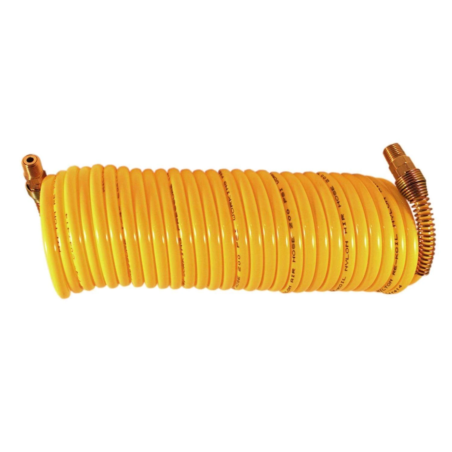 Milton 12 Ft. L X 1/4 In. D Nylon Recoil Air Hose 200 Psi Yellow 3 Milton 12 Ft. L X 1/4 In. D Nylon Recoil Air Hose 200 Psi Yellow