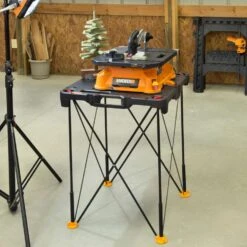 Worx SideKick 32 In. H X 24 In. W X 24 In. D Sawhorse 300 Lb. Cap. -Stanleys Shop 489e17cd 5459 4f33 a06e 8b55073eb1f0