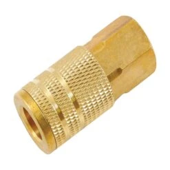 Forney Brass Coupler 1/4 In. Female X 3/8 In. Female 1 Pc
