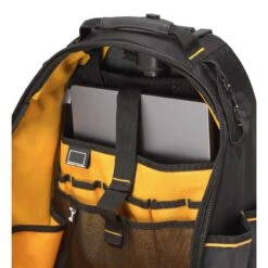 DeWalt Polyester/Tarpaulin Pro Backpack On Wheels Tool Bag 46 Pocket Black/Yellow 1 Pc -Stanleys Shop 5147d5f9 2906 4e84 bf89 7218efcf4d64