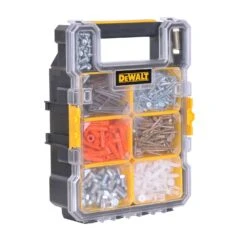 DeWalt 4.56 In. W X 13.66 In. H Storage Organizer Plastic 6 Pocket Yellow