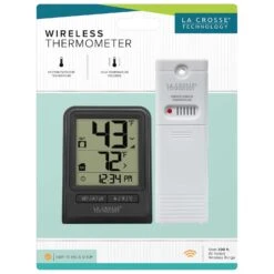 La Crosse Technology 140 Deg Wireless Thermometer 2.64 In. L X 1.38 In. W Black 8 La Crosse Technology 140 Deg Wireless Thermometer 2.64 In. L X 1.38 In. W Black -Stanleys Shop 5582cd26 422f 483d a010 6425ad90428b