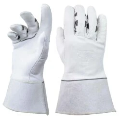 Bear Knuckles 12 In. Goatskin TIG Welding Gloves White XXL 1 Pk