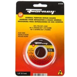 Forney 4 Oz Acid Core Wire Solder 0.13 In. D Tin/Lead 40/60 1 Pc