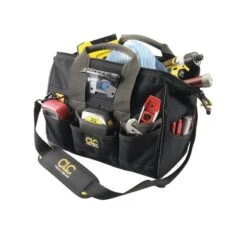 CLC Tech Gear 8 In. W X 11.5 In. H Polyester Lighted Tool Bag 29 Pocket Black 1 Pc