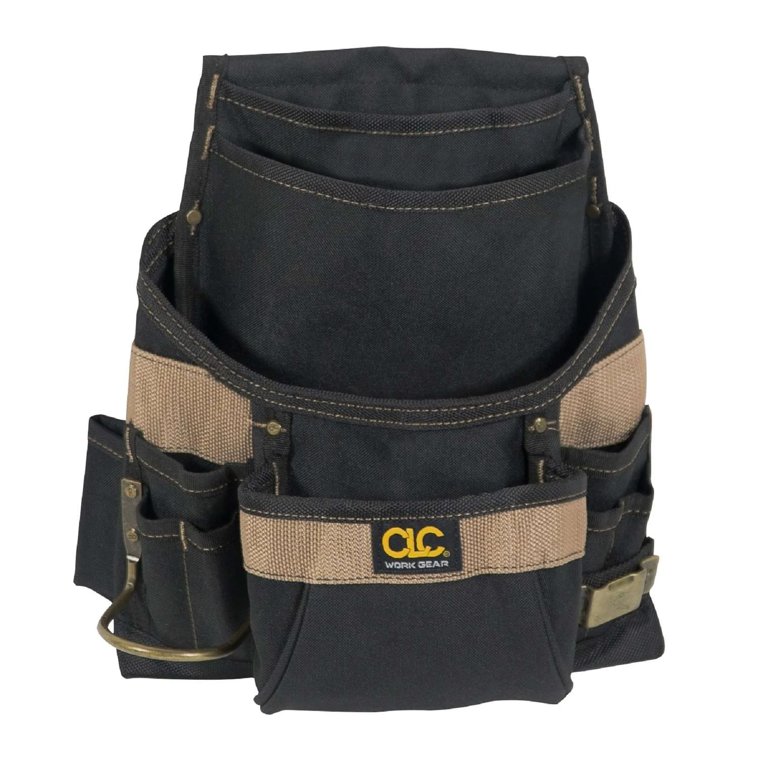CLC 3.75 In. W X 14.25 In. H Polyester Tool Bag 11 Pocket Black/Tan 1 Pc 4 CLC 3.75 In. W X 14.25 In. H Polyester Tool Bag 11 Pocket Black/Tan 1 Pc - Image 2