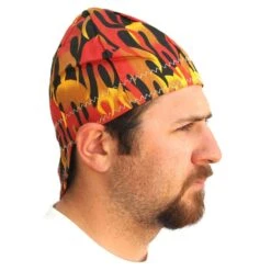 Forney 7 In. H X 7 In. W Cotton Welding Cap Multicolored 1 Pc -Stanleys Shop 66e0f4b6 8084 48d3 aafb f69dd565e131