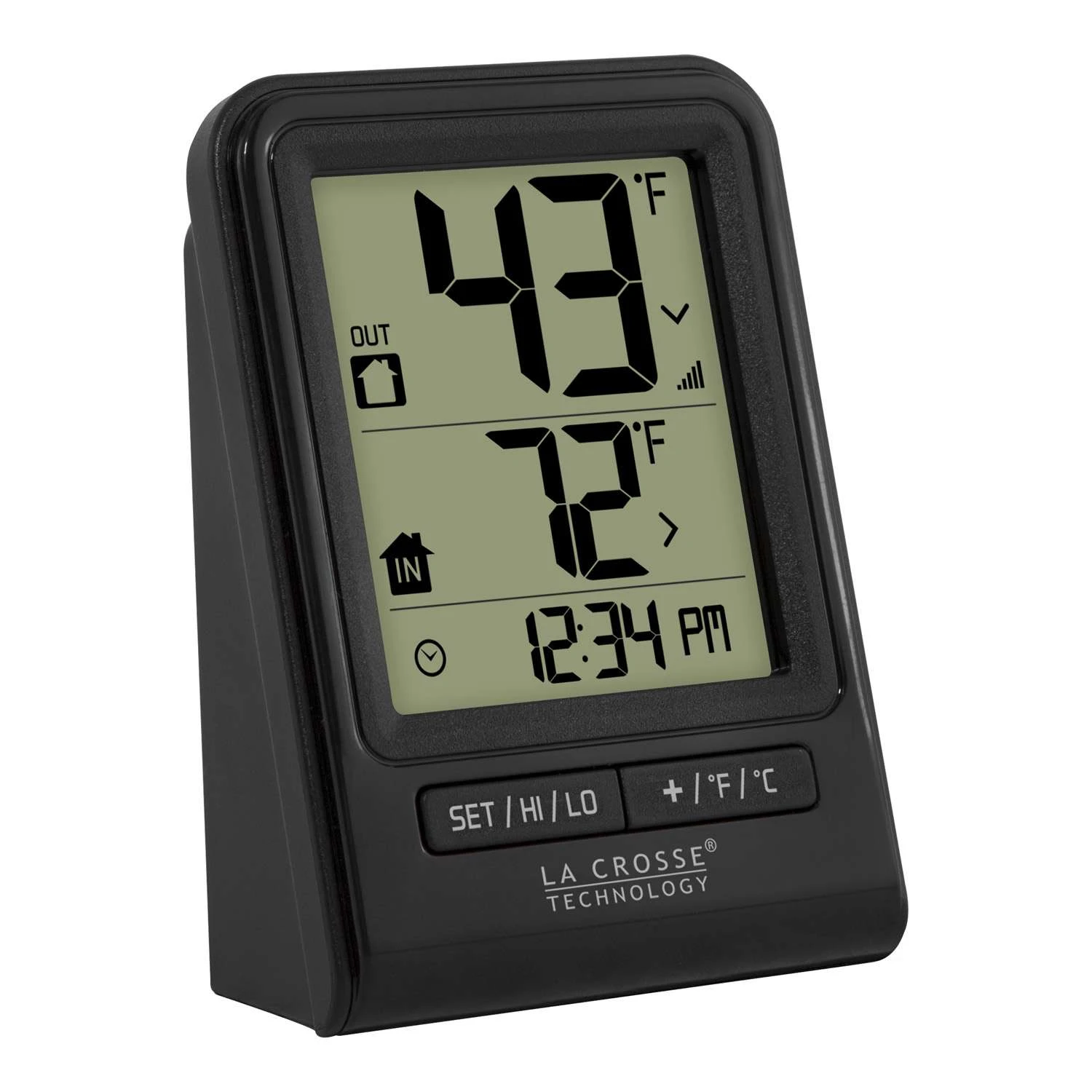La Crosse Technology 140 Deg Wireless Thermometer 2.64 In. L X 1.38 In. W Black 3 La Crosse Technology 140 Deg Wireless Thermometer 2.64 In. L X 1.38 In. W Black