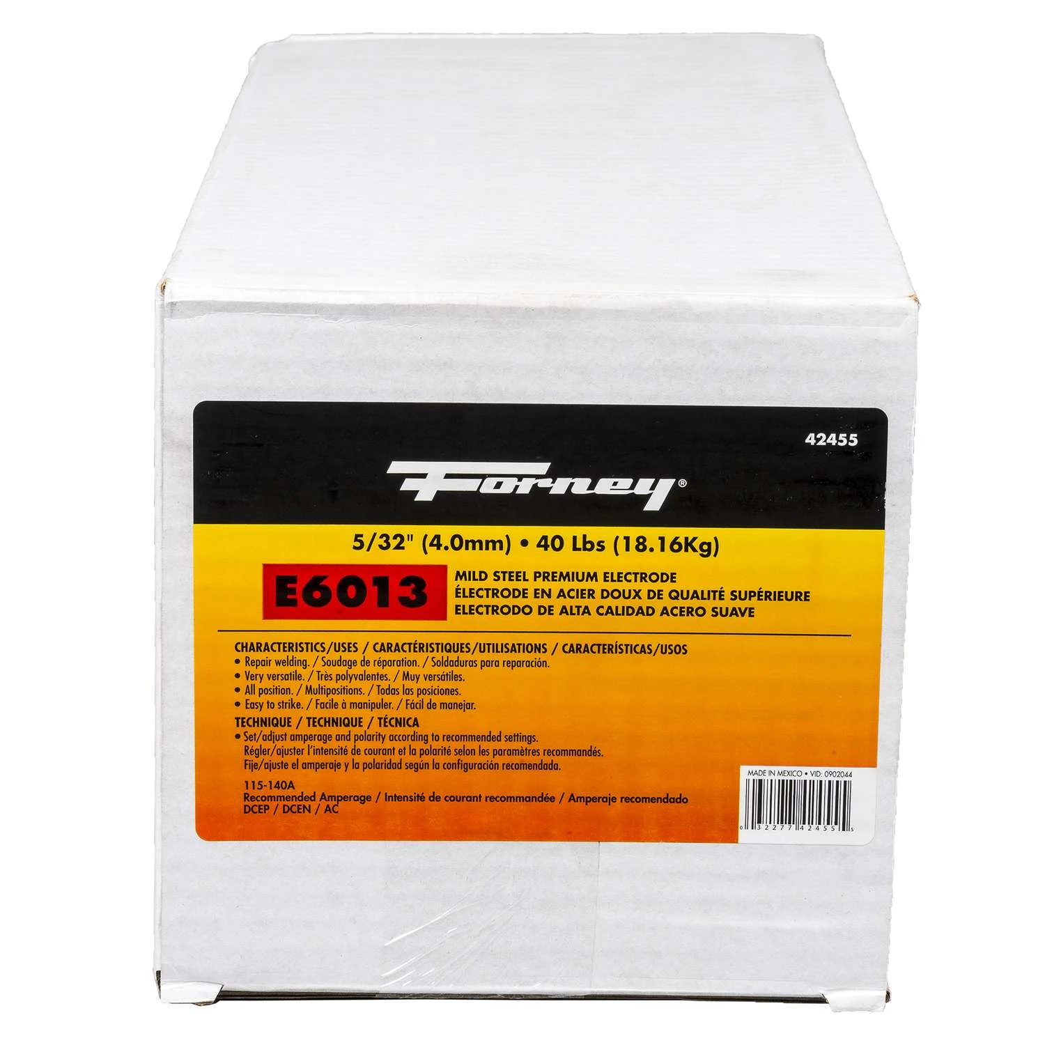 Forney 5/32 In. D X 15 In. L E6013 Mild Steel Welding Electrodes 83000 Psi 40 Lb 3 Forney 5/32 In. D X 15 In. L E6013 Mild Steel Welding Electrodes 83000 Psi 40 Lb