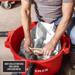 Craftsman 12 Gal Corded Wet/Dry Vacuum 10.5 Amps 120 V 6 HP -Stanleys Shop 681a72fb 746a 4db0 bee5 df770e023e49