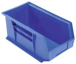Quantum Storage 8-1/4 In. W X 6-3/4 In. H Tool Storage Bin Polypropylene 1 Compartments Blue