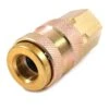 Forney Brass Universal Coupler 1/4 In. Female X 1/4 In. Female 1 Pc