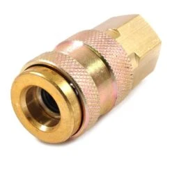 Forney Brass Universal Coupler 1/4 In. Female X 1/4 In. Female 1 Pc