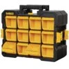 DeWalt 4.2 In. W X 13.5 In. H Flip Bin Storage Organizer Plastic 12 Compartments Yellow -Stanleys Shop 6e389fd9 ed52 4101 8e34 ea748e49f3b0