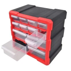 Ace 6.3 In. W X 10.24 In. H Storage Bin Plastic 12 Compartments Black/Red -Stanleys Shop 6e9244fb e475 4d1d 9c6e a46ea1ca12c8