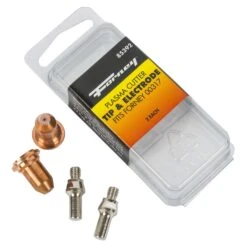 Forney 7.75 In. L X 2 In. W Plasma Cutter Tip And Electrode Set 4 Pc