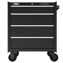 Craftsman S1000 27 In. 4 Drawer Steel Rolling Tool Cabinet 32.5 In. H X 18 In. D