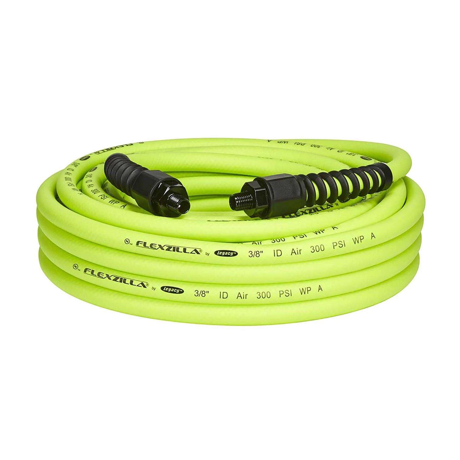 Flexzilla Pro 50 Ft. L X 3/8 In. D Hybrid Polymer Air Hose 300 Psi Zilla Green 3 Flexzilla Pro 50 Ft. L X 3/8 In. D Hybrid Polymer Air Hose 300 Psi Zilla Green