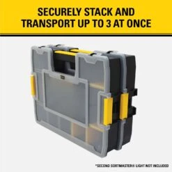Stanley SortMaster 8.5 In. W X 2.9 In. H Storage Organizer Plastic 8 Compartments Black/Yellow 11 Stanley SortMaster 8.5 In. W X 2.9 In. H Storage Organizer Plastic 8 Compartments Black/Yellow -Stanleys Shop 7439326f a836 4ac5 980a bd9164bb18e4