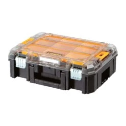 DeWalt TSTAK 17 In. Organizer With Clear Lid Black