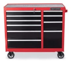 Craftsman 41 In. 10 Drawer Metal Rolling Tool Cabinet 39-1/2 In. H X 18 In. D -Stanleys Shop 794b0673 b1ee 4589 8438 df724d9cef47