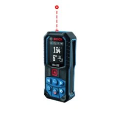 Bosch Blaze 2.1 In. L X 1.2 In. W Bluetooth Laser Distance Measurer 165 Ft. Red 1 Pc