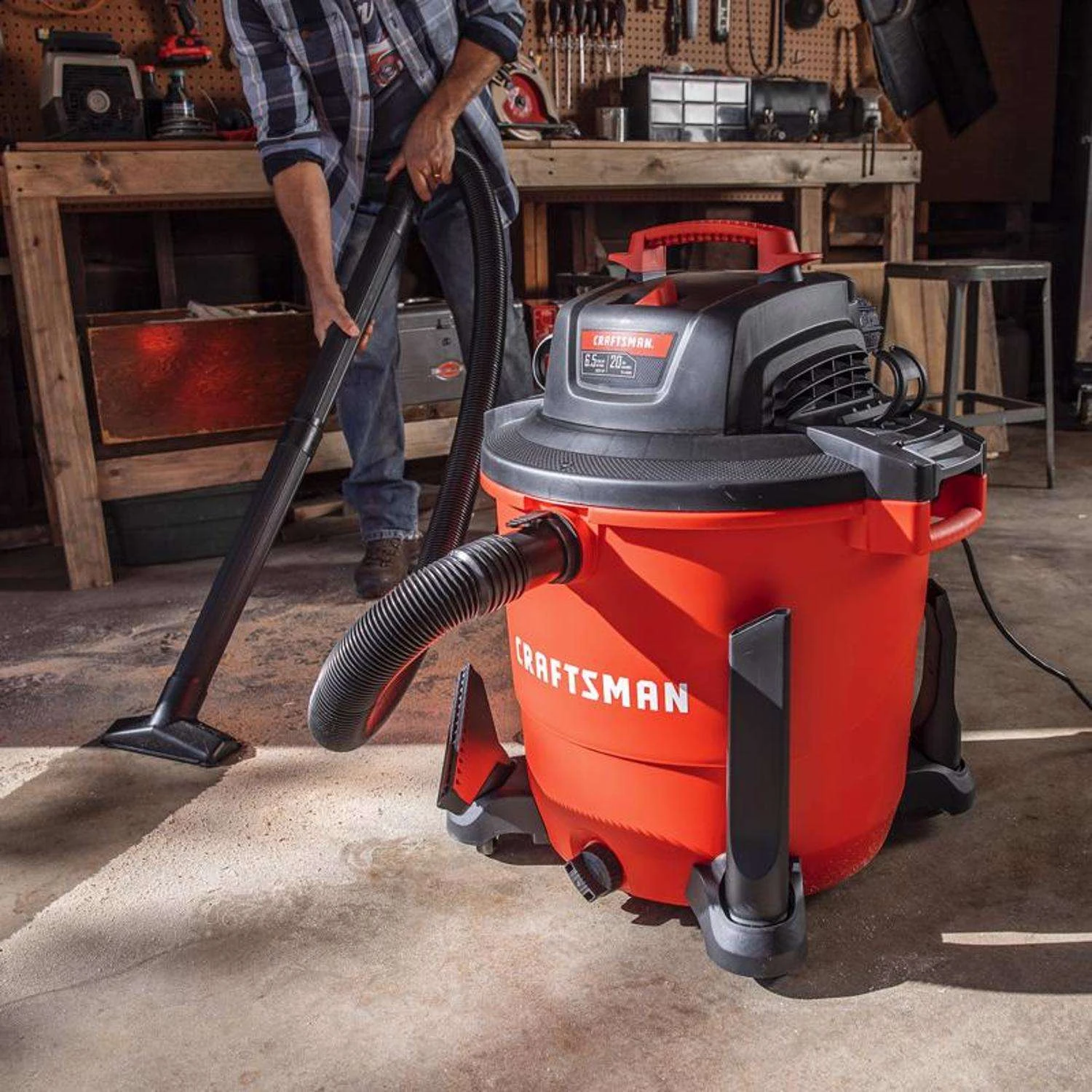 Craftsman 20 Gal Corded Wet/Dry Vacuum 12 Amps 120 V 6.5 HP 11 Craftsman 20 Gal Corded Wet/Dry Vacuum 12 Amps 120 V 6.5 HP - Image 9