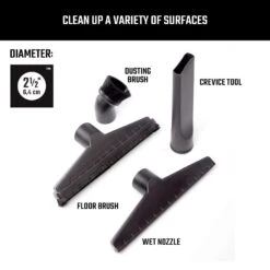 Craftsman 2-1/2 In. D Wet/Dry Vac Attachment 4 Pc -Stanleys Shop 82d75182 45a6 48f8 b9c7 a86555e121c2