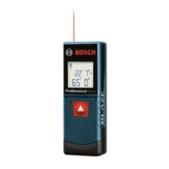 Bosch Blaze 4 In. L X 1.4 In. W With Backlit Display Laser Distance Measurer 65 Ft. Black/Blue 1 Pc